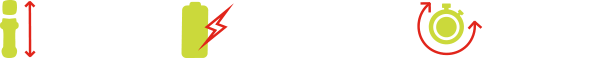 EVDS - Height: 20.5cm - Batteries: 8 x AA Cell - Duration: 6+ Hours