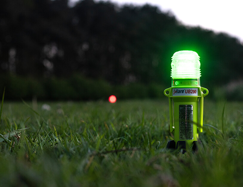 UB290 LED Safety Beacon in use