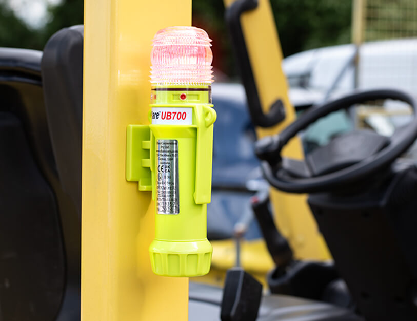 Ub700 Long Life LED Safety Beacon in use